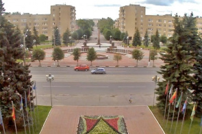 Estela "Ciudad de la Gloria Militar". Webcam en línea Tver City