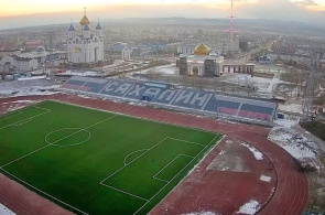 Estadio "Spartak". Cámaras web en Yuzhno-Sakhalinsk en línea