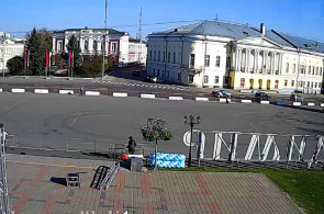 Plaza de la Catedral (cámara 1). Webcams de Vladimir en línea