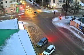Cruce de las calles Garden Ring y Devonskaya. Webcams de Oktyabrsky