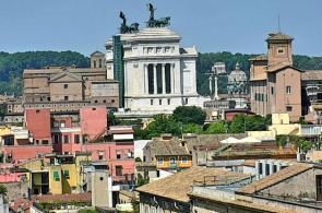 Monti Palace Hotel. Webcam panorámica en Roma en línea