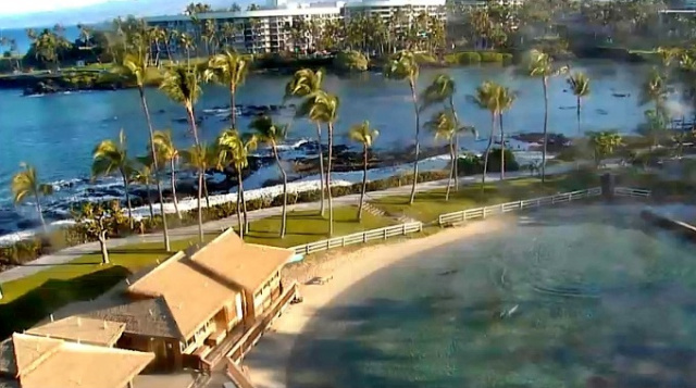 Vista desde el hotel Hilton Waikoloa Village webcam en línea