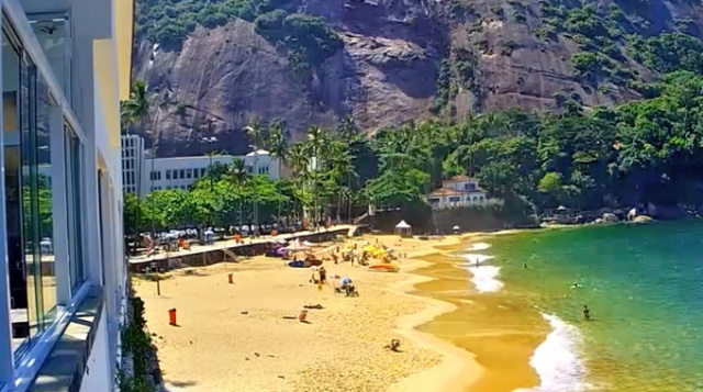 Webcams de Red Beach, Urca, Río de Janeiro en línea
