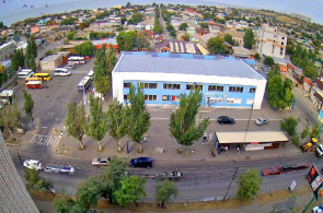 Estación de autobuses. Webcams Berdyansk en línea