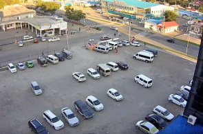 Vista de la estación de autobuses. Webcam ussuriysk en línea