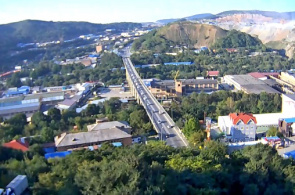 Puente Rudnevsky. Webcam de Vladivostok en línea