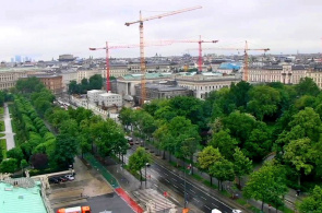 Panorama de la ciudad desde el Burgtheater. Webcams Viena en línea