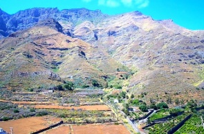 Plantación Los Berrazales en Valle de Agaete. Webcams Gran Canaria online