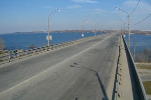 Puente sur de Dnepropetrovsk. Webcam en línea