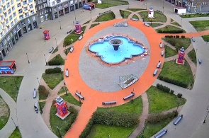Plaza de Europa. Cámaras web Kudrovo