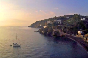 Vista de la costa. Cámaras web en vivo Lípari