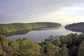 Bay of Lake Ladoga y Valaam marina en tiempo real