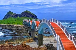 Puente de arco de San Xian Tai. Cámaras web en vivo Cheng Gong