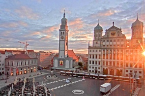 Plaza del Ayuntamiento. Ángulo 2. Webcams de Augsburgo en línea