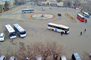 Plaza de la estación. Ussuriysk en línea - video de Primorsky Krai