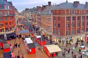 Vista de la Place de l'Hotel de Ville. Cámaras web Amiens