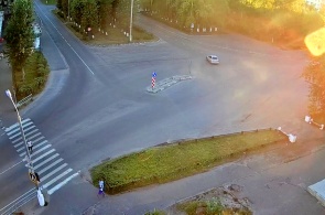 Cruce de las calles Loginov - Mira. Webcams Severodvinsk