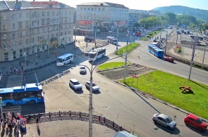 Plaza de la Estación. Webcams de Novokuznetsk