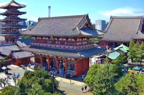 Santuario de Asakusa. Cámaras web de Tokio en línea