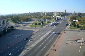 Polyak Square, Lenin Avenue Zaporozhye cámara web en línea