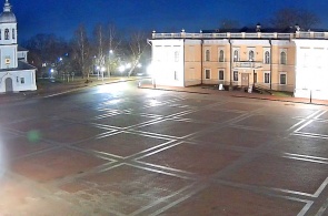 Catedral. Plaza del Kremlin. Cámaras web de Vólogda