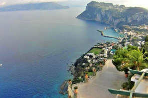 La costa de la isla de Capri. Webcams anacapri en línea