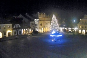 Plaza del mercado de la ciudad. Kazimierz Dolny cámaras web en línea