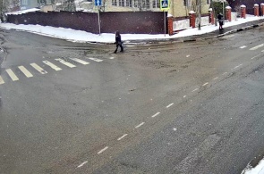 Intersección de Pod'yacheva y Surovtsovsky proezd. Cámaras web de Yakhroma en línea