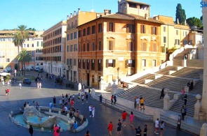 Plaza de España. Webcams de Roma en línea