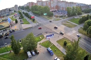 Cruce de las calles Leningradskaya - Novgorodskaya. Webcams Vólogda