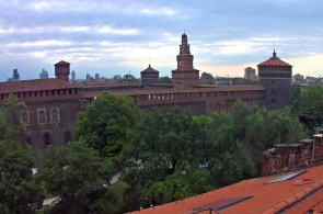 Castillo Sforza. Cámaras web en vivo en Milán