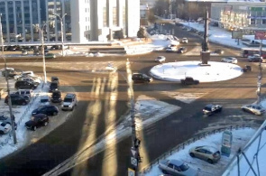 Webcam en vivo en la plaza Plekhanov en Lipetsk