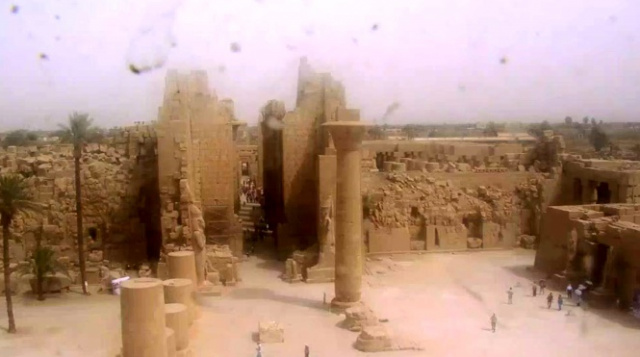 Webcam en el complejo del templo canario