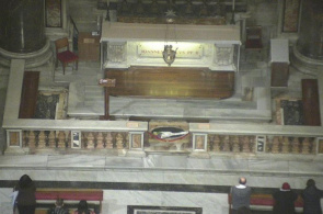 Tumba del papa Juan Pablo II. Webcams del Vaticano en línea