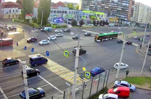 Cruce de las calles Frunze y 9 de abril. Cámaras web Kaliningrado