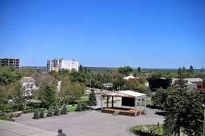 Plaza de la Victoria. Cámaras web de Georgievsk en línea.