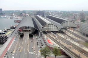 Webcam de Amsterdam Central Station en línea